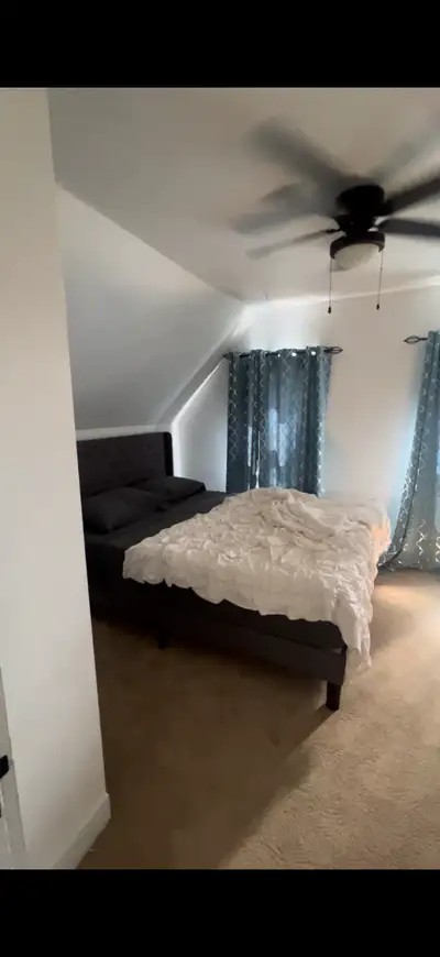 -Semi furnished room for rent. -Shared common areas. -Main floor laundry. Has ac. -Occupants are shi...