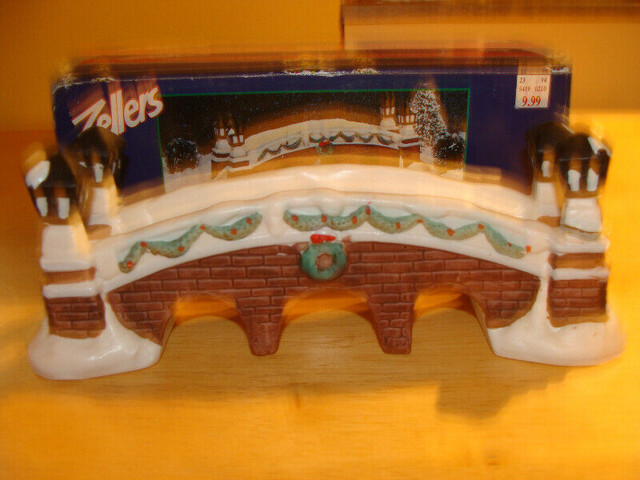 Pont de briques en céramique, décoration de Noël dans Art et objets de collection  à Laval/Rive Nord - Image 2