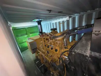 300 KW Caterpillar Natural Gas Generator Containerized