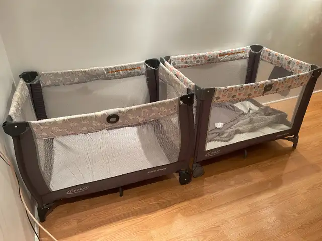 Two - Pack & Go - play pen/Cribs in Cribs in City of Toronto - Image 2