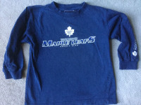 TORONTO MAPLE LEAFS LONG SLEEVED SHIRT - SIZE 5