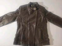 Brand New Genuine Leather Girls Size XS Jacket