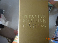 Book: Tatianas Fortune Cards, nice gold holder, book explains