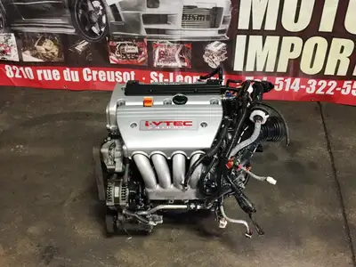 HONDA ACURA TSX 2.4L JDM K24A RBB ENGINE ONLY FOR SALE 200HP USED JDM ENGINES, TRANSMISSIONS & PARTS...