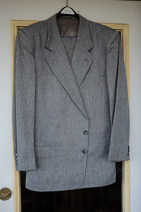 Vintage Men's Wool-Silk Suit 1950s Elvis Style - 42L x 32W