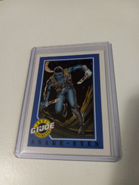 1991 Impel G.I. Joe RAH Series 1 #135 Snake-Eyes Rookie Card MT