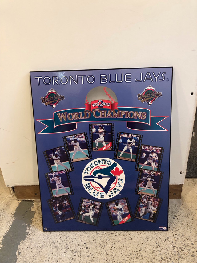 Toronto Blue Jays Plaque in Arts & Collectibles in Muskoka