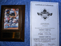 Mike Timlin '93 Signed Card + COA Reduced Price