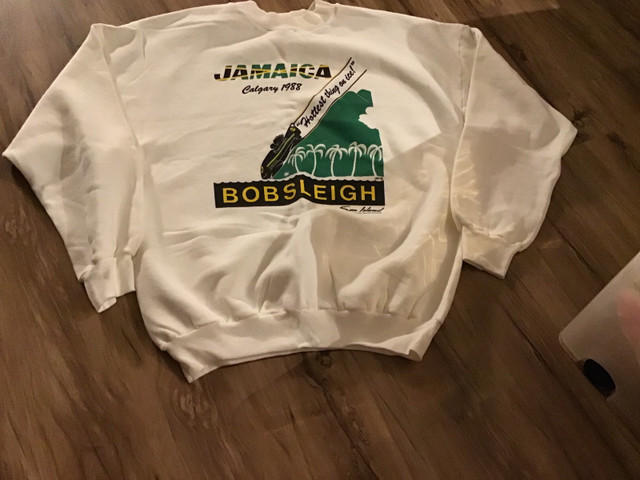 Jamaican Bobsled Team Sweatshirt 1988 Calgary Olympics in Arts & Collectibles in La Ronge