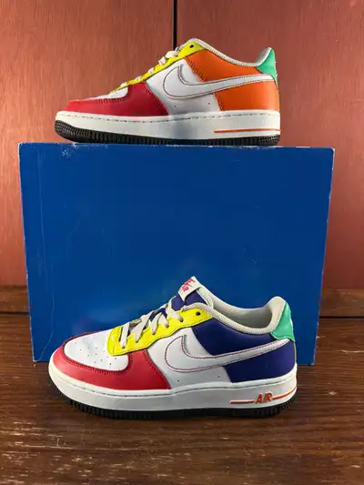 Nike Air Force 1 Low LV8 GS Rubik's Cube Youth Sz US 5Y Sneakers, View more