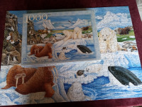 Schmid 1000 piece puzzle, Arctic World, complete