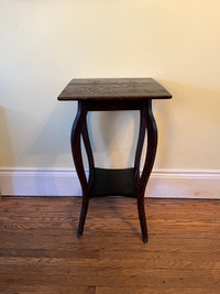 Antique/Vintage Solid Wood End Table