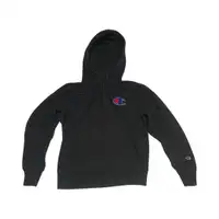 Champion Reverse Weave Long Sleeve Black Pullover Hoodie Size S