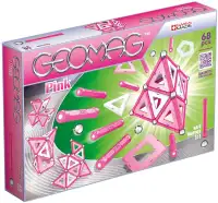 Brand New Geomag Pink Panels Kit – 68 Piece Magnetic Set