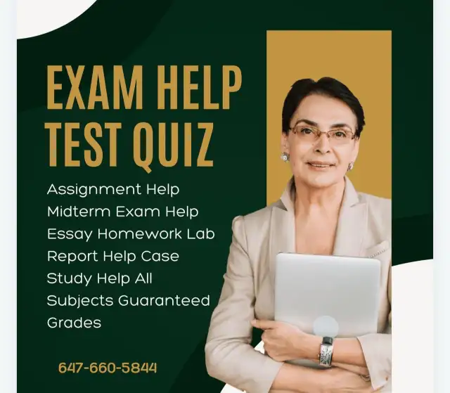 Online Exam Quiz Help All Subjects 100% Pass A++