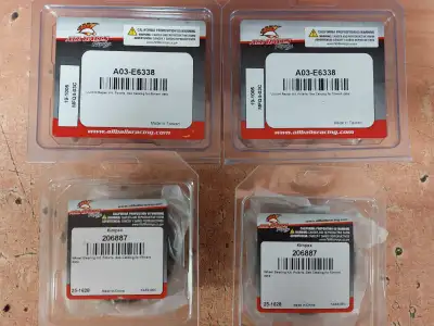 2 Rear u-joints $30. Each 2 Wheel bearing $30. Each 1 set of brake pads $30. 1 Dayco XTX belt & 120.