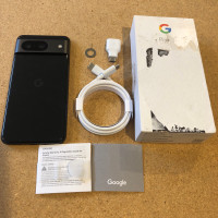 Google Pixel 8 5G Unlocked (128GB) Obsidian Smartphone -Warranty