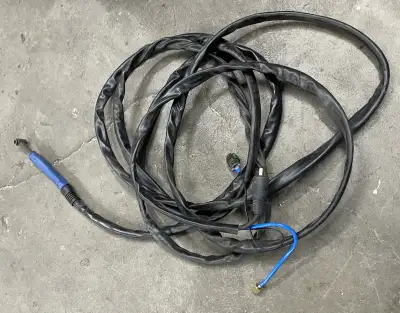 this is about 20' long, comes as shown, with cover. Large Dinse style connector, separate gas line a...