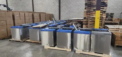 GARBAGE BINS FROM A SHOPPING CENTER, View more