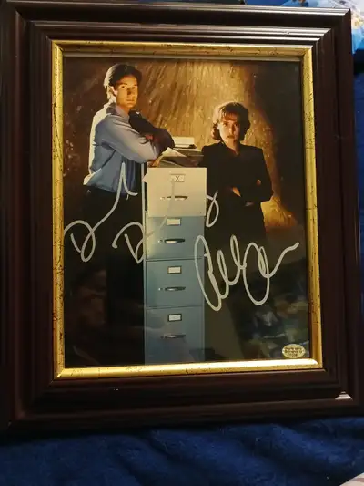 X-files signed photo, View more