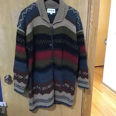 Unique Coat sweater and Cable knit Sweater, View more