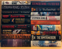 Stephen King novels $10 each 3 for $25 Under The Dome etc