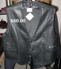 New, Suzuki Leather Vest