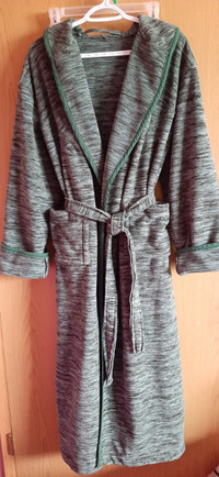 Warm long fleece robe for Women