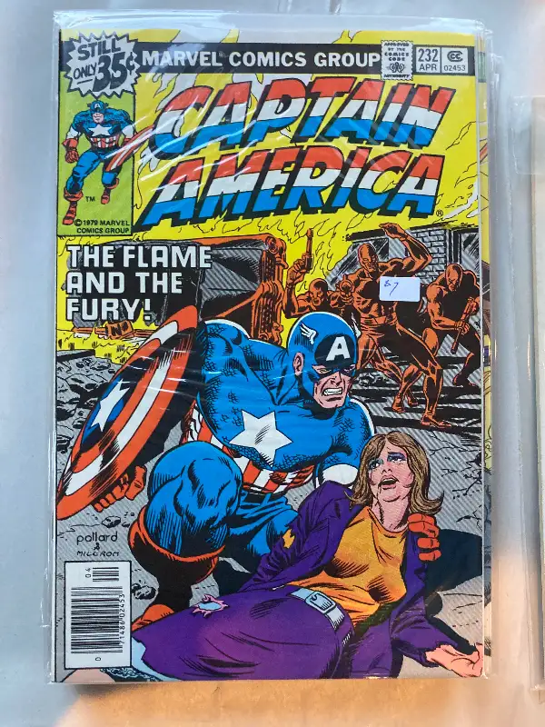 Marvel  Comics Captain America Comics, Collector Grade in Comics & Graphic Novels in Trenton - Image 3