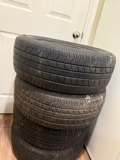Title: Set of 4 Goodyear Summer Tires - 205/55 R16 - Good Condition - $100 OBO ⸻ Description: Sellin...
