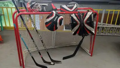 2 hockey nets and equipment (Bradford, not Markham), View more