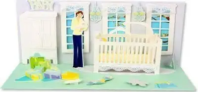 New Pop-Up Panoramic Greeting Card - Baby's Room (A-031) - $10, View more