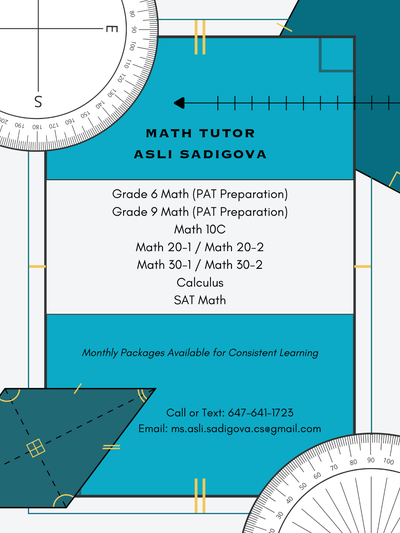 Hi, I’m Asli, a Math teacher currently working in a school, offering online math tutoring for Grades...