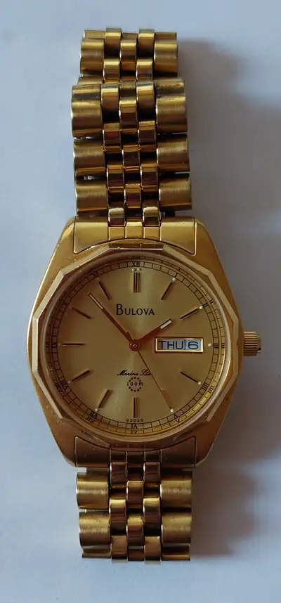 This was over $600 brand new. I just don't wear a watch any more. In very nice condition. This is al...