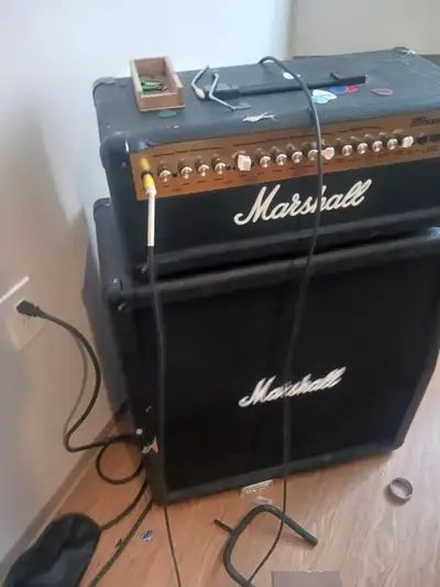 Marshall mg100hdfx half stack.  Sell or trade, View more