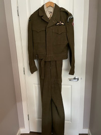 Canadian Intelligence Corps War  Uniform Mastercraft 1951