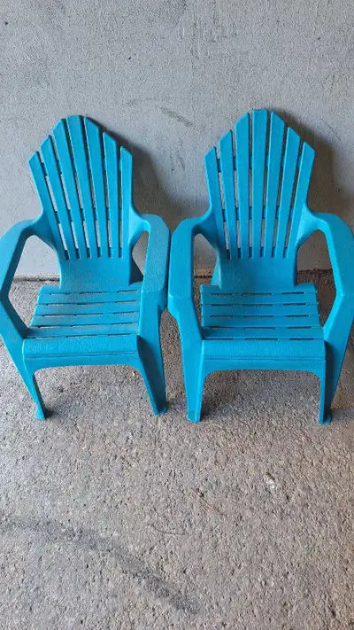 2 Gracious Living stackable chairs for kids, View more