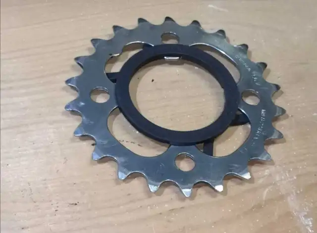 22 Tooth Bicycle Chainring Front Cog Gear ~ Shimano in Frames & Parts in Calgary - Image 10