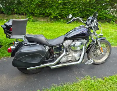 4 SALE or TRADE 2003 Harley Davidson Dyna Supper Glide Anniversary 88ci 1450cc CLEAR TITLE in hand I...