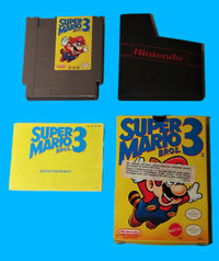 Super Mario Bros. 3 (NES) avec boîte et livret! COMPLET (CIB)!
