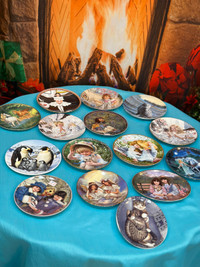 Price reduced to go 15 collector’s plates = $90 , excellent cond