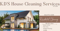 K.D's House Cleaning Services-STUDENT HOUSING AVAILABLE 