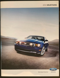 Pamphlet Mustang 2012