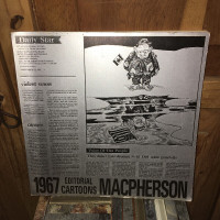 MacPherson 1967 Editorial Cartoons - Daily Star