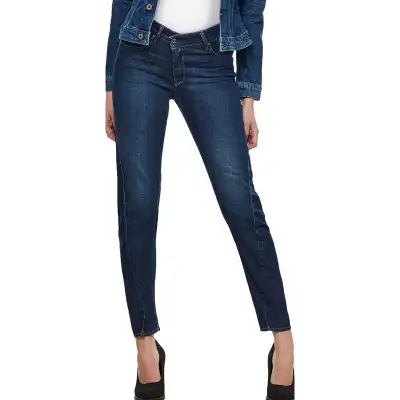 New Women's G-star RAW Joci 3D Mid Slim Jeans in Blue XLarge, View more