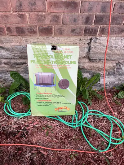 14ft trampoline net never used, View more