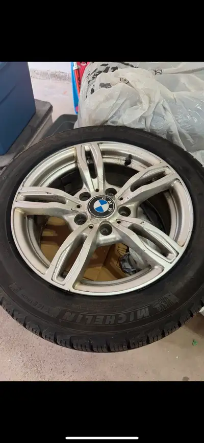 Four winter tires on BMW rims. Michelin 205/55 R16. Good condition. Sold car and don’t need them any...