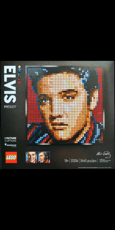 New Lego Art 31204 Free Delivery Elvis Presley picture collectib for sale  