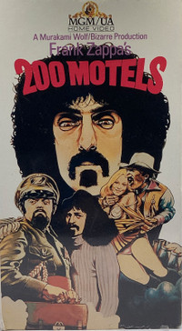 Frank Zappa 200 Motels VHS. 1971. Ringo Starr. 1988 Packaging.