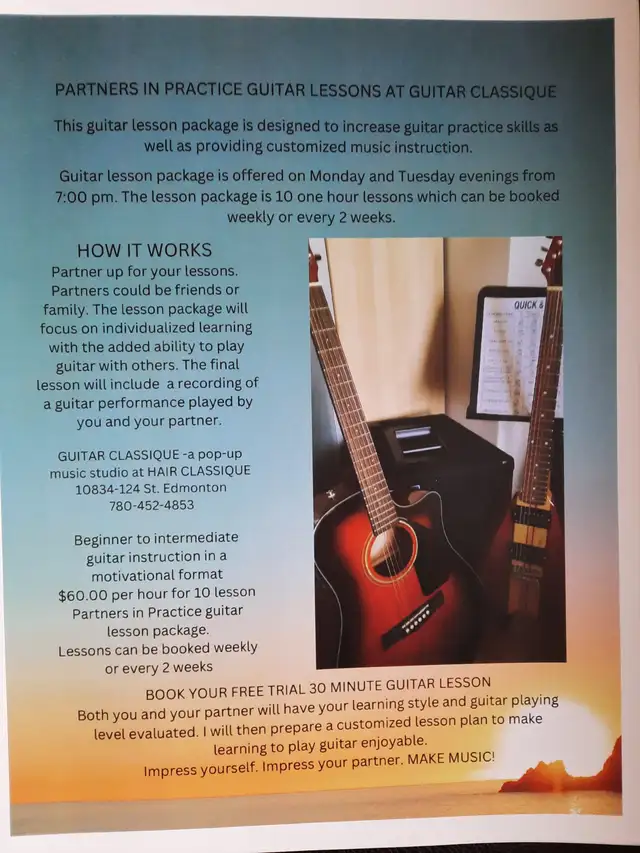 Guitar lessons at Guitar Classique - ph. 780-452-4853 in Guitars in Edmonton - Image 3